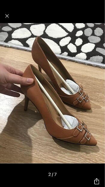 Nine West Taba rengi hakiki deri