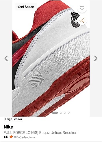 38 Beden beyaz Renk Nike Orjinal sneaker