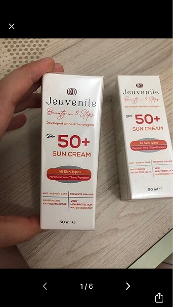 Jeuvenile güneş kremi
