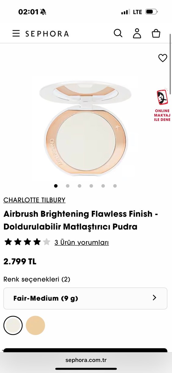 Charlotte Tilbury Pudra - Görsel 3