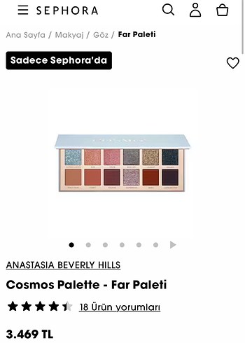 Anastasia Cosmos Far Paleti - Görsel 8