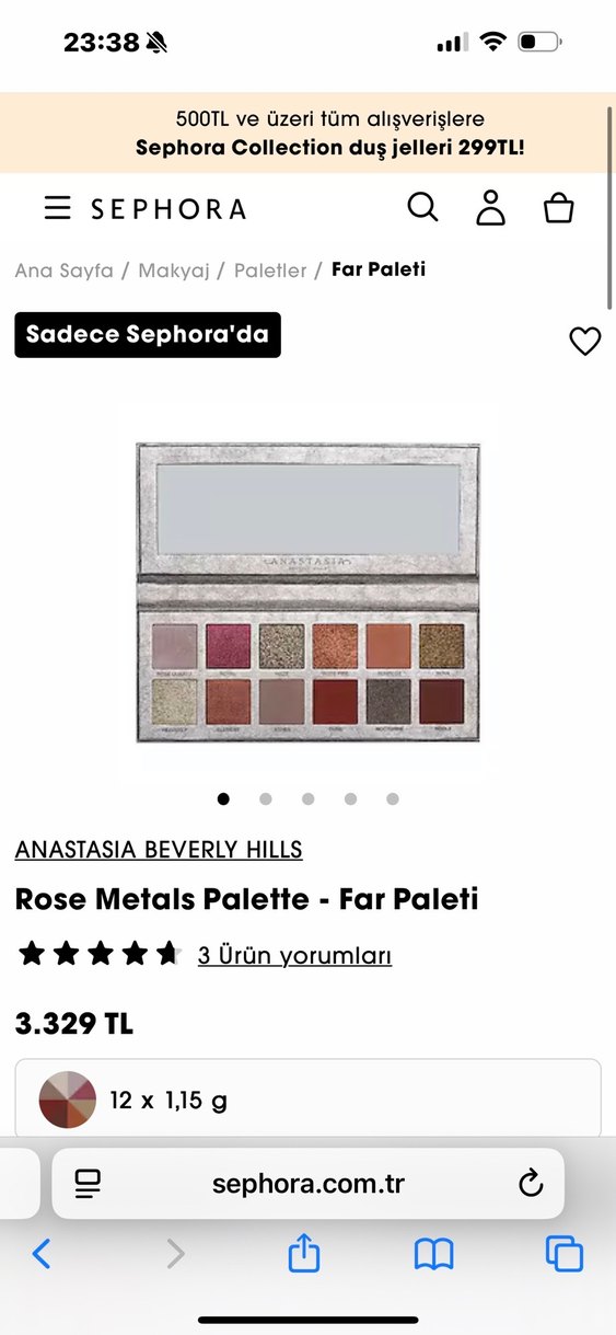 Anastasia Beverly  Far Paleti-Rose Metals - Görsel 4