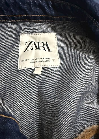 Kadın Lacivert Düğmeli Denim Ceket - Görsel 4