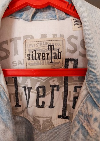 Levis LEVIS SILVERTAB Trucler Gri Vintage Denim Unisex Ceket