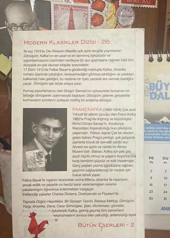 Franz Kafka - Dönüşüm Romanı