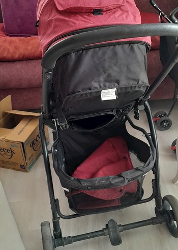 Sunny Baby Kırmızı ve Gri Bebek Arabası