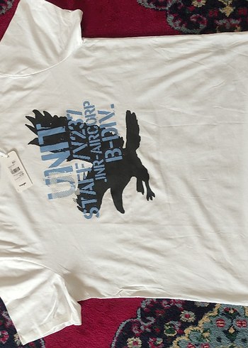 Wrangler Erkek Tshirt Beyaz kartal
