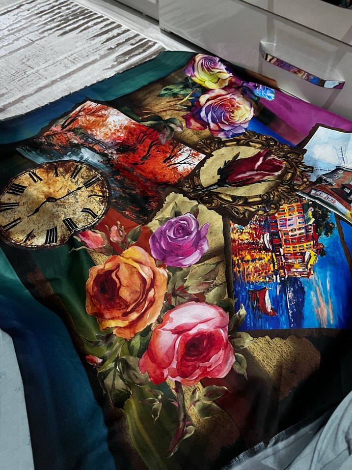 İkili Baskılı Eşarp - Görsel 3