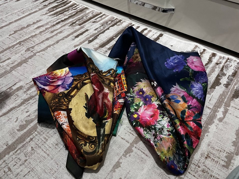 İkili Baskılı Eşarp - Görsel 2