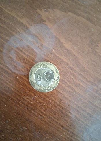 100.yüzyıl'a özel madeni demir 5 TL - Görsel 2