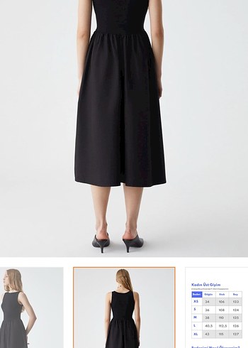 Siyah Uzun Kadın Elbise - Görsel 5