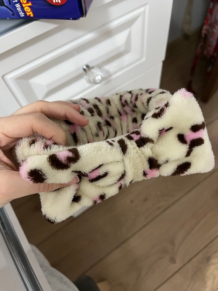 Kürk Detaylı Çok Renkli Kadın Saç Bandı - Görsel 3