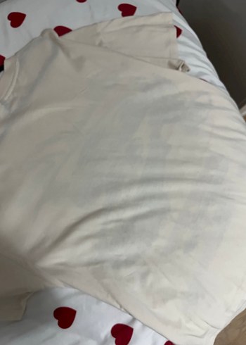 Beyaz Baskılı Pamuklu Erkek Tişört - Görsel 5