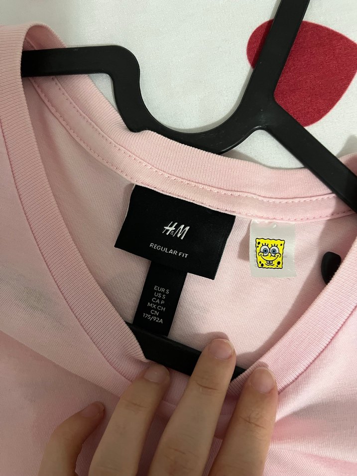 Pembe Baskılı Erkek Kısa Kollu Tişört - Görsel 3