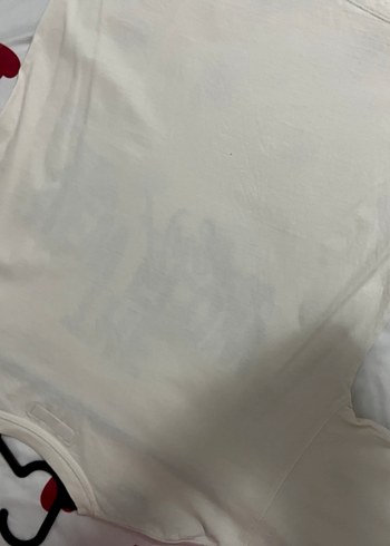 Beyaz Baskılı  Tişörtü - Görsel 3