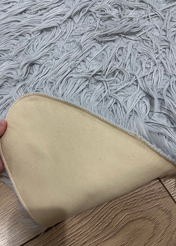 Bohem Gri Peluş Halı - Görsel 4