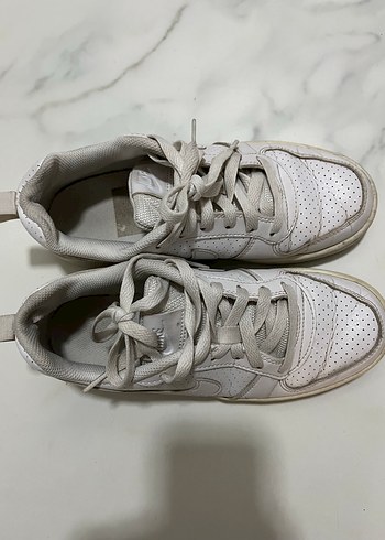 36,5 Beden Beyaz Bağcıklı Kadın Sneakers