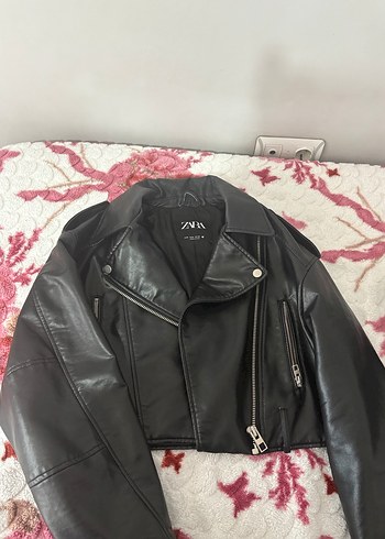 Zara deri ceket - Görsel 7