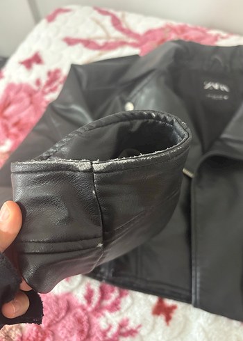 Zara deri ceket - Görsel 4