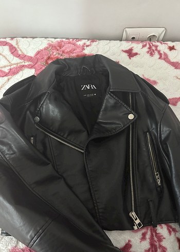 Zara deri ceket - Görsel 6
