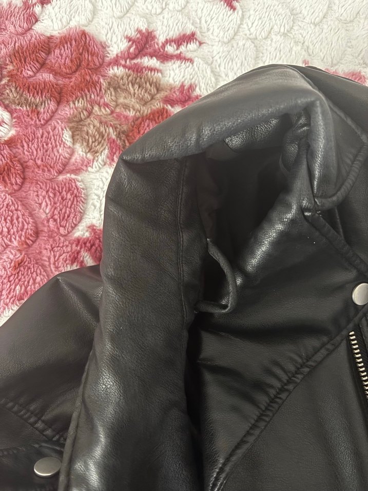 Zara deri ceket - Görsel 3