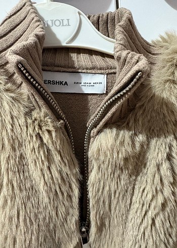 Bershka peluş hırka - Görsel 2