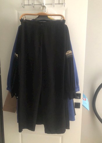 Alvina Siyah Uzun Kollu Salaş Tunik pantolon takım