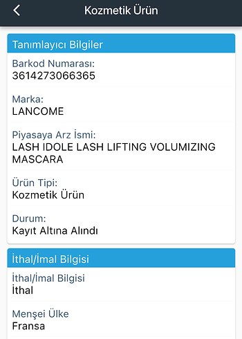 Beden Lancôme Lash Idôle Maskara - Koyu Bej