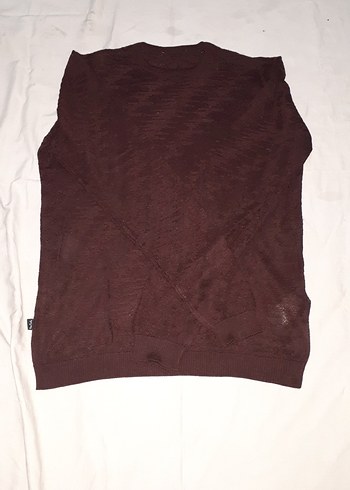 Erkek Bordo Triko Kazak