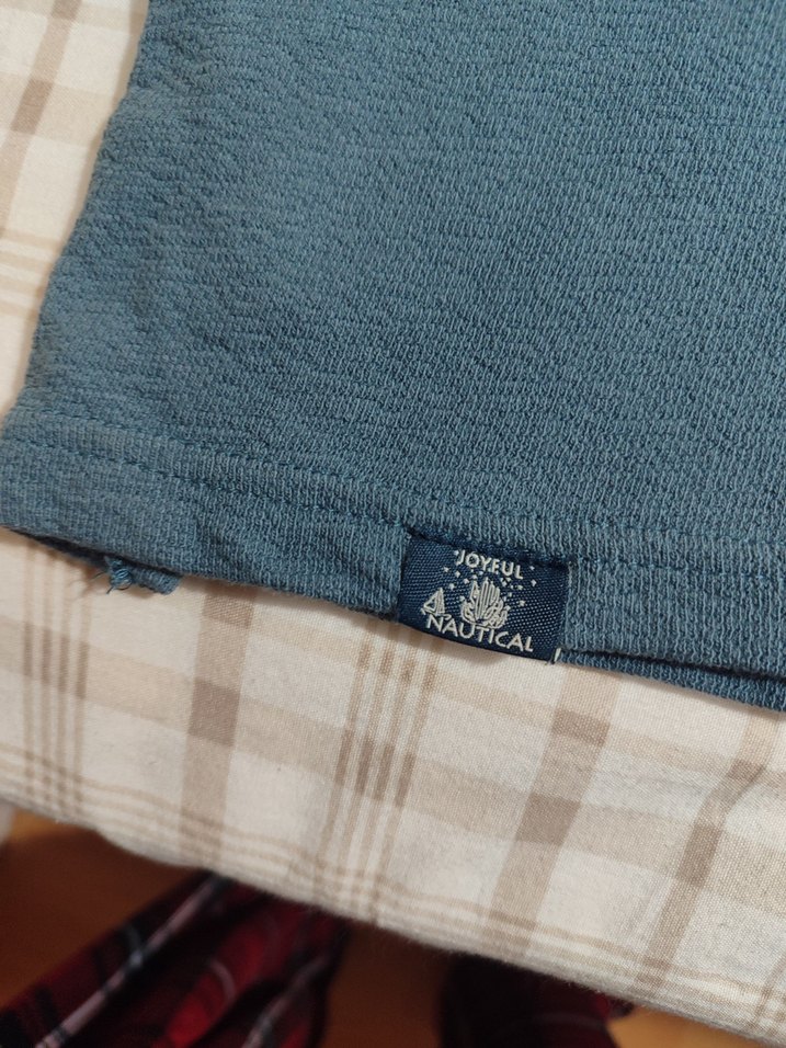 Mavi Pamuklu Erkek Tişört - Görsel 4