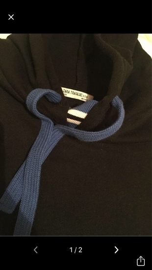 Zara Siyah Sweatshirt 