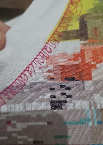 Renkli Baskılı Nihan Tunik - Görsel 3