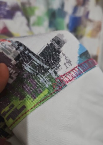 Renkli Baskılı Nihan Tunik - Görsel 2