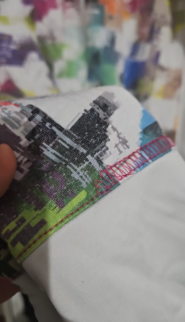 Renkli Baskılı Nihan Tunik - Görsel 2