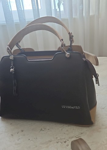 Kahverengi Klasik Kadın Deri Çanta victoria polo - Görsel 3