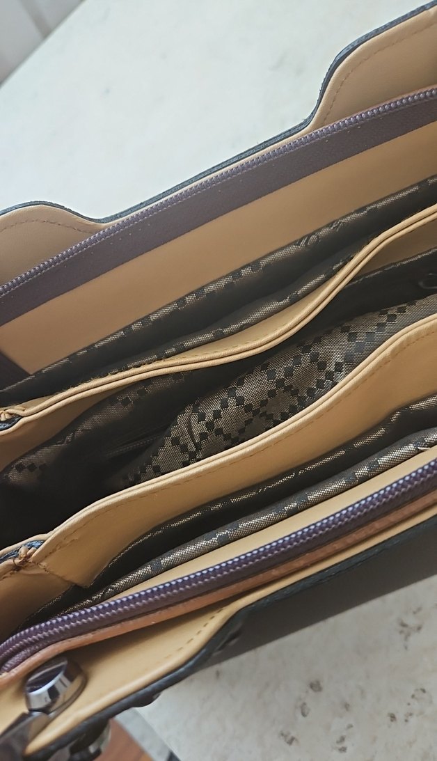 Kahverengi Klasik Kadın Deri Çanta victoria polo - Görsel 2