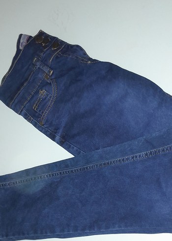 Diğer taş detaylı mavi jean pantolon