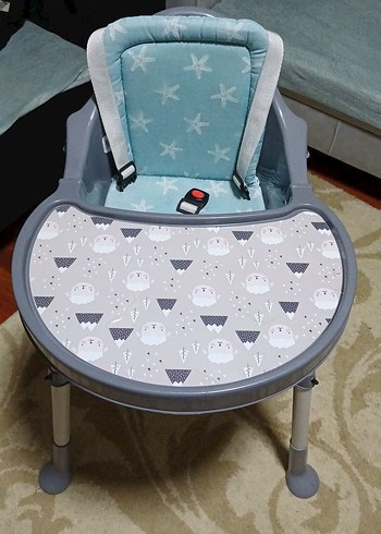 Civil Gri Bebek Mama Sandalyesi