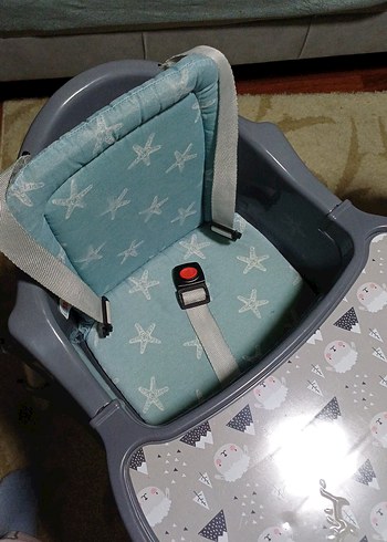  Beden gri Renk Gri Bebek Mama Sandalyesi