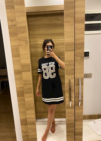 34 Beden siyah Renk H&M Kadın Siyah Elbise