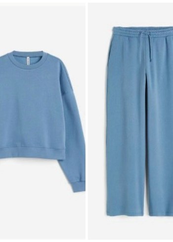 Orijinal H&M Mavi Kadın Eşofman Takımı