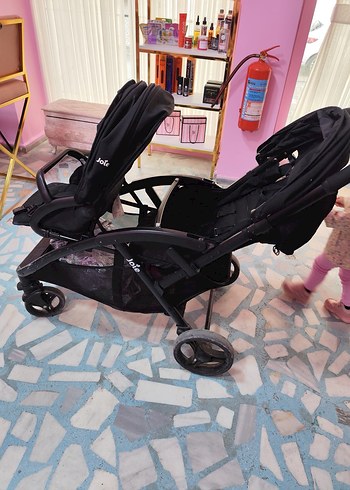 Joie İkiz Bebek Arabası Siyah - Görsel 2