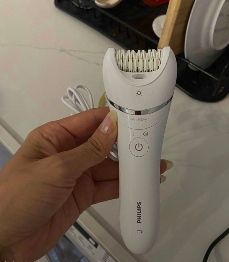 Philips Beyaz Gri Islak Kuru Epilatör - Görsel 2