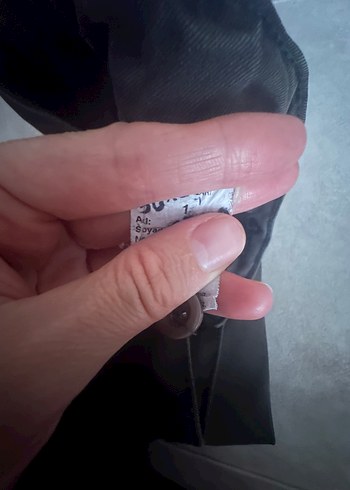Diğer Siyah Deri Kemerli Mini Etek