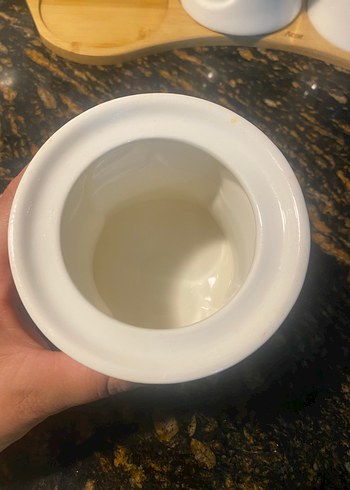 Beden Renk Beyaz porselen 7'li Baharatlık Seti