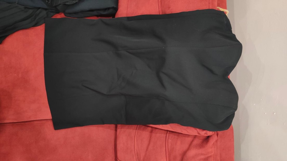 Siyah Püsküllü Midi Kadın Elbise - Görsel 4