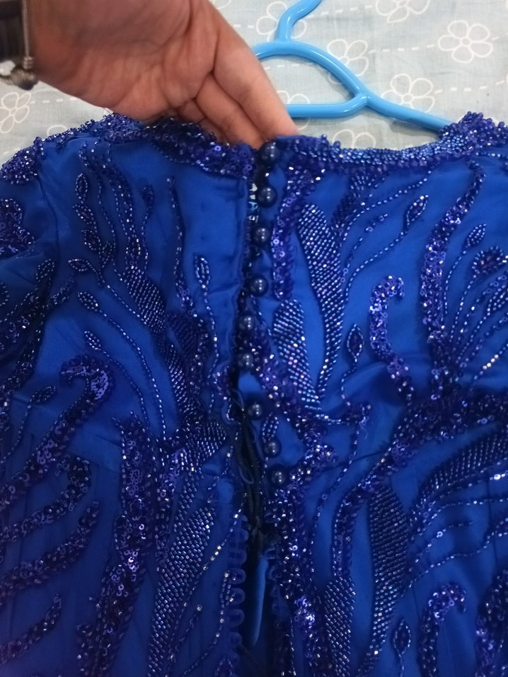 ithal kumaş özel dikim abiye - Görsel 5