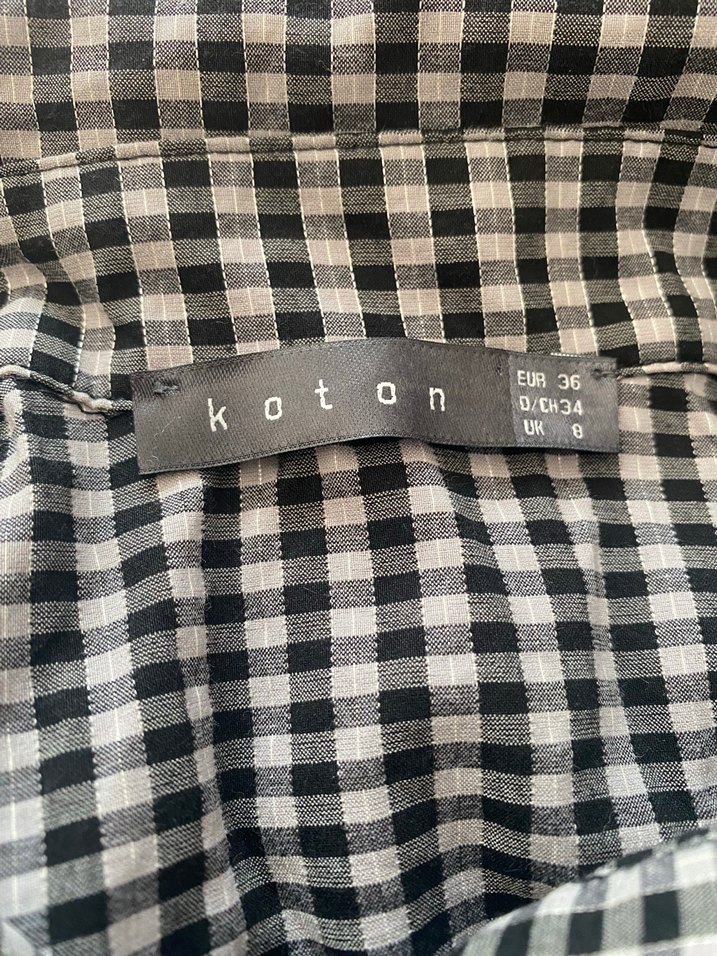 Gri Kısa Kollu Beli Kuşaklı  
GömlekElbise - Görsel 5