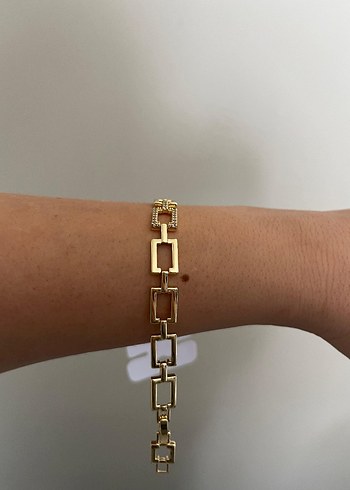 Kadın Bileklik 14 K altın kaplama - Görsel 3