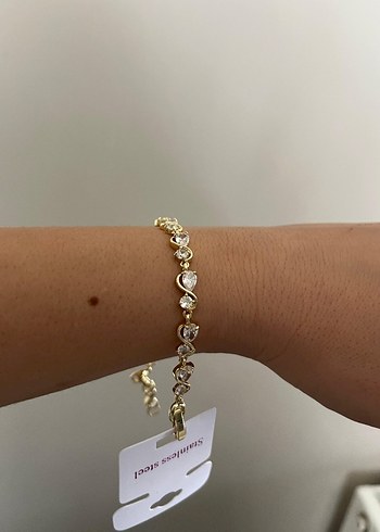 Kadın Bileklik 14 K altın kaplama - Görsel 10